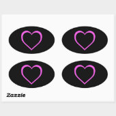 Sticker Ovale Fierté skoliosexuelle (Feuille)