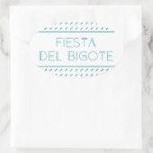 Sticker Ovale Fiesta Del Bigote (Sac)