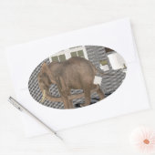 Sticker Ovale Finalement, ménage rompu (Enveloppe)