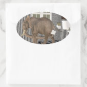 Sticker Ovale Finalement, ménage rompu (Sac)