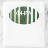 Sticker Ovale Fira - Santorin (Sac)