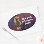 Sticker Ovale Fire Horse Lable (Enveloppe)