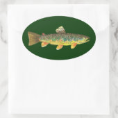 Sticker Ovale Fishing (Sac)