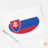Sticker Ovale Flag (Enveloppe)