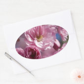 Sticker Ovale Fleurs Bienheureuses (Enveloppe)