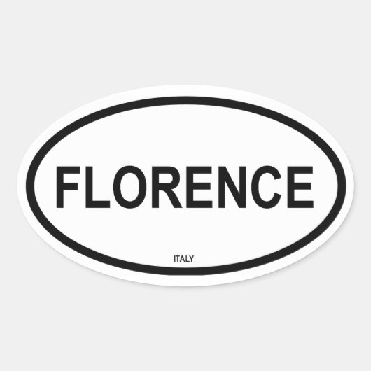 STICKER OVALE FLORENCE (Devant)