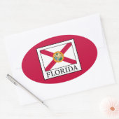 Sticker Ovale Floride (Enveloppe)
