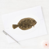 Sticker Ovale Flûte - Flûte d'été (Enveloppe)