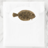 Sticker Ovale Flûte - Flûte d'été (Sac)