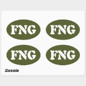 STICKER OVALE FNG (Feuille)