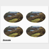 Sticker Ovale Follow your dreams ! (Feuille)