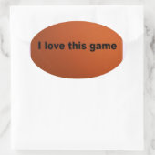 Sticker Ovale football américain (Sac)