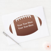 Sticker Ovale Football Thème Anniversaire Fête Favoriser Label (Enveloppe)