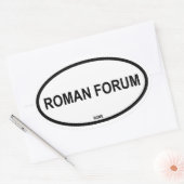 STICKER OVALE FORUM ROMAN (Enveloppe)
