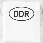 Sticker Ovale FOUR East Germany "DDR" (Sac)