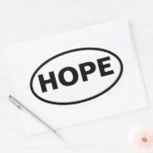 Sticker Ovale FOUR Hope, Arkansas (Enveloppe)