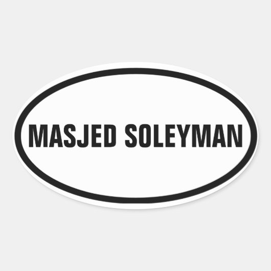 Sticker Ovale FOUR Masjed Soleyman (Devant)