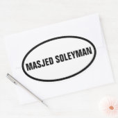 Sticker Ovale FOUR Masjed Soleyman (Enveloppe)