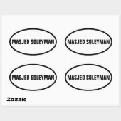 Sticker Ovale FOUR Masjed Soleyman (Feuille)