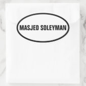 Sticker Ovale FOUR Masjed Soleyman (Sac)