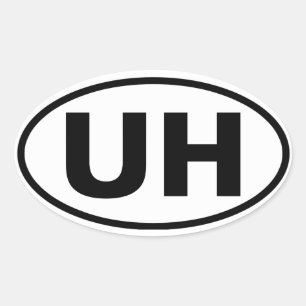 Sticker Ovale FOUR University Hills "UH"
