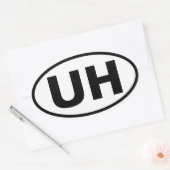 Sticker Ovale FOUR University Hills "UH" (Enveloppe)