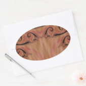 Sticker Ovale Fractale 404 (Enveloppe)