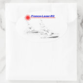 Sticker Ovale France Laser RC Classic (Sac)