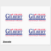 Sticker Ovale Frank Gilbert - Oval (Feuille)