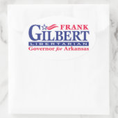 Sticker Ovale Frank Gilbert - Oval (Sac)