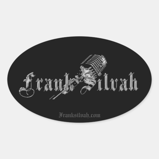 Sticker Ovale Frank Silvah Edition (autocollant) (Devant)
