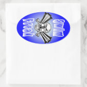 Sticker ovale Freak Swim (Sac)