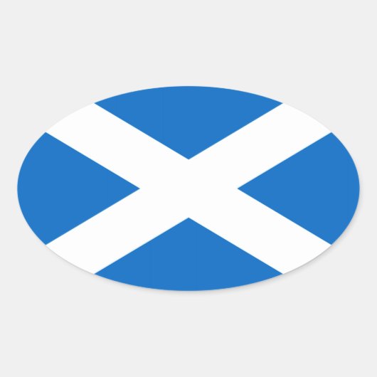 Sticker Ovale Freedom de Scotland (Devant)