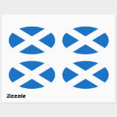 Sticker Ovale Freedom de Scotland (Feuille)