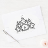 Sticker Ovale Freemason (Enveloppe)