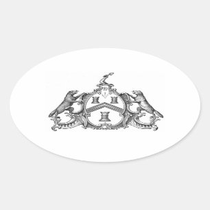 Sticker Ovale Freemason