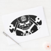 Sticker Ovale Freemason-Widows-Sons-Masonic-Hotrod-Logo-20160407 (Enveloppe)