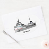 Sticker Ovale Freighter Maumee (Enveloppe)