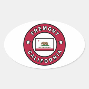 Sticker Ovale Fremont Californie