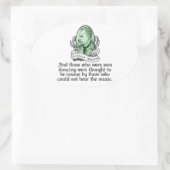 Sticker Ovale Friedrich Nietzsche (Sac)