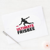Sticker Ovale Frisbee ultime (Enveloppe)