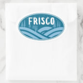Sticker Ovale Frisco Colorado Extérieur (Sac)