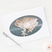 Sticker Ovale Froggy ! (Enveloppe)