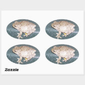 Sticker Ovale Froggy ! (Feuille)