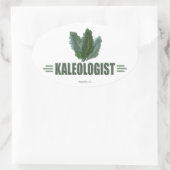 Sticker Ovale Funny Kale (Sac)