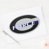 Sticker Ovale G Force Black (Enveloppe)