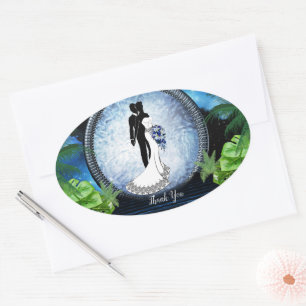 Sticker Ovale Galaxie-Portail fixe