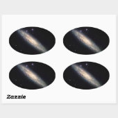 Sticker Ovale Galaxie spirale - NGC 253 (Feuille)