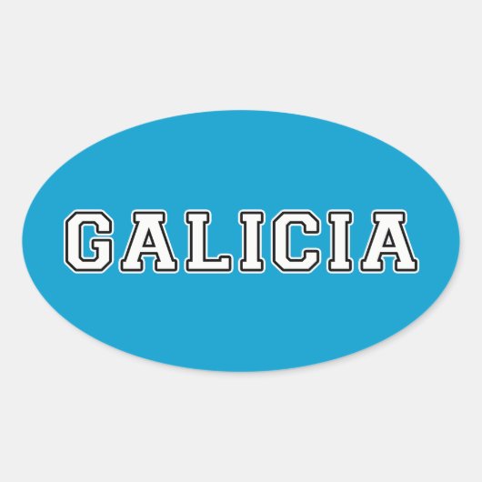 Sticker Ovale Galice (Devant)