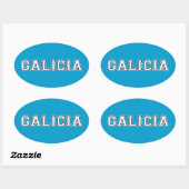 Sticker Ovale Galice (Feuille)